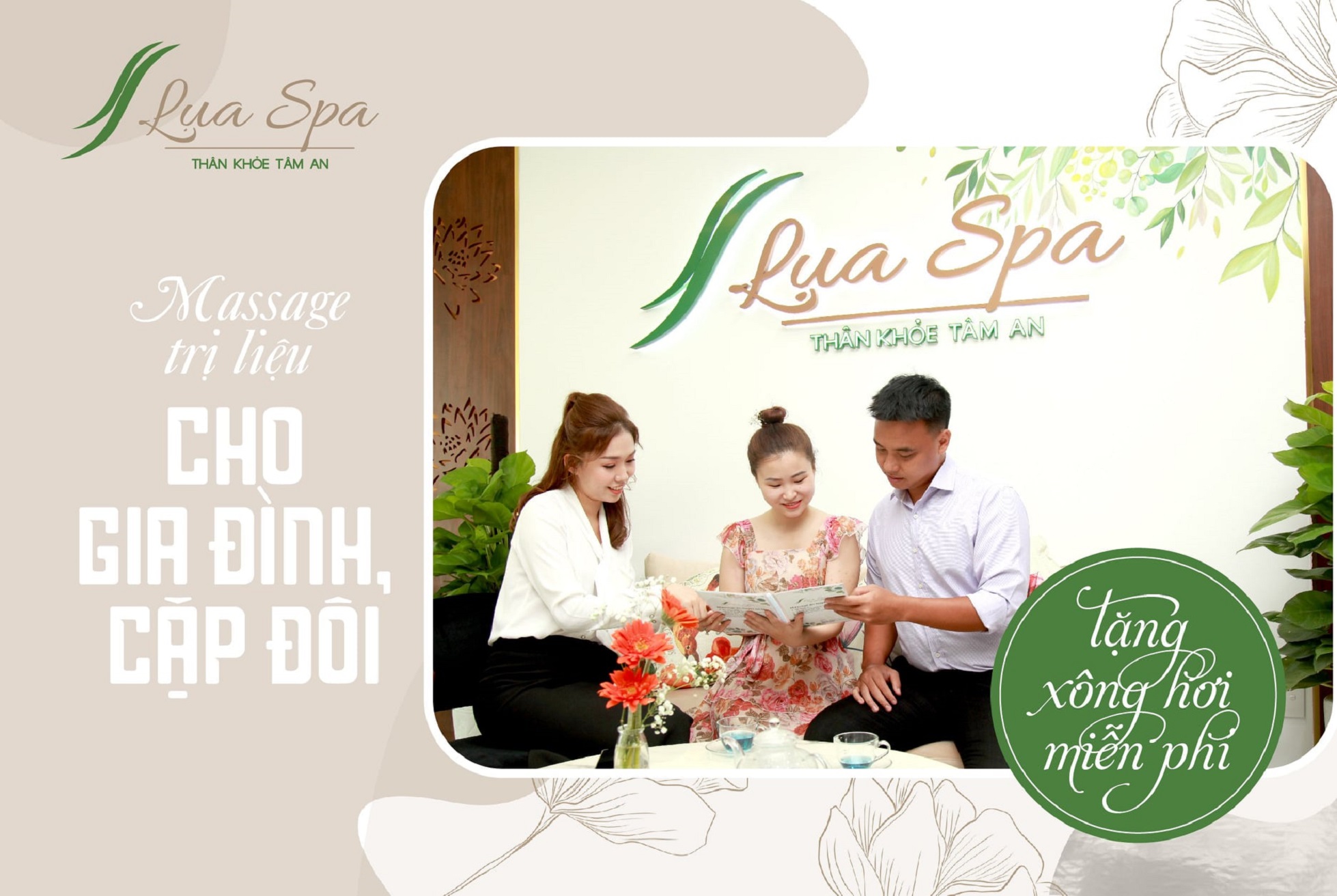 Lụa Spa cam kết mang lại niềm vui sống mỗi ngày thông qua các liệu pháp massage trị liệu độc đáo