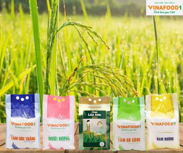 Thương hiệu gạo Vinafood 1