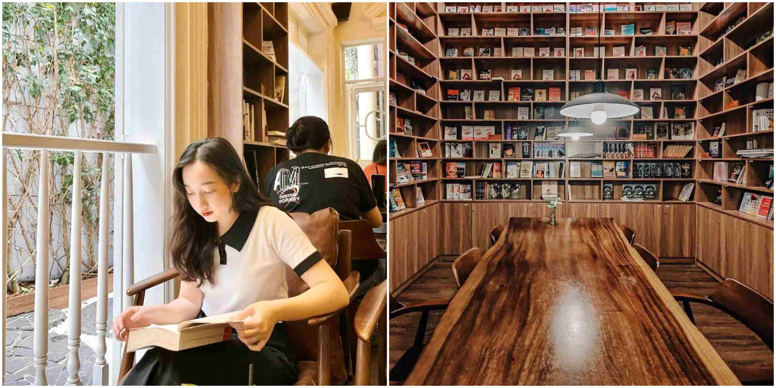 Quán cafe sách yên tĩnh tại Quận 1