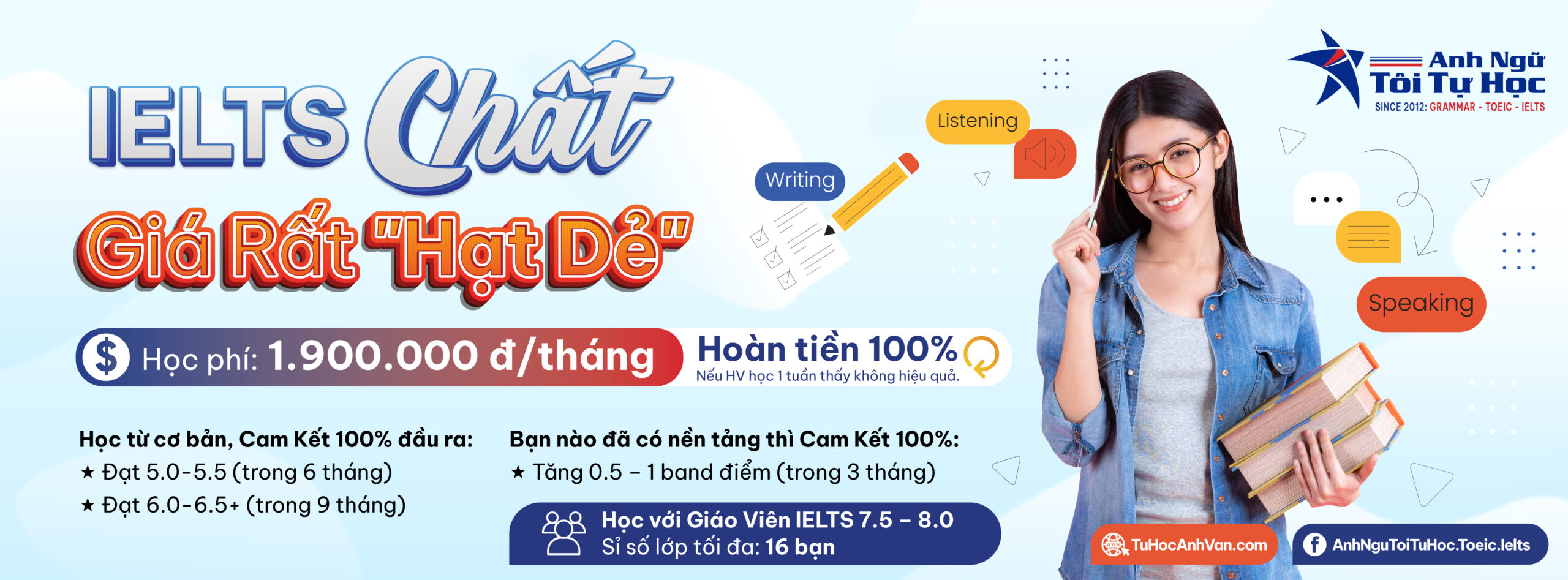 Trung tâm nổi bật với việc tạo môi trường giao tiếp 80% bằng tiếng Anh trong lớp học