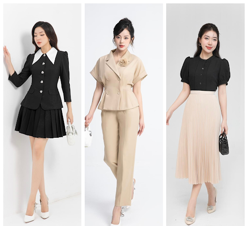 Phong cách thời trang công sở Modern Vintage