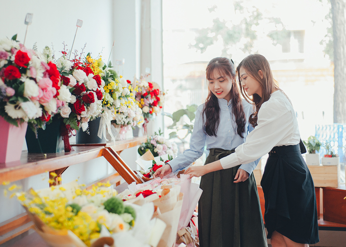 Cửa hàng hoa tươi tại TPHCM
