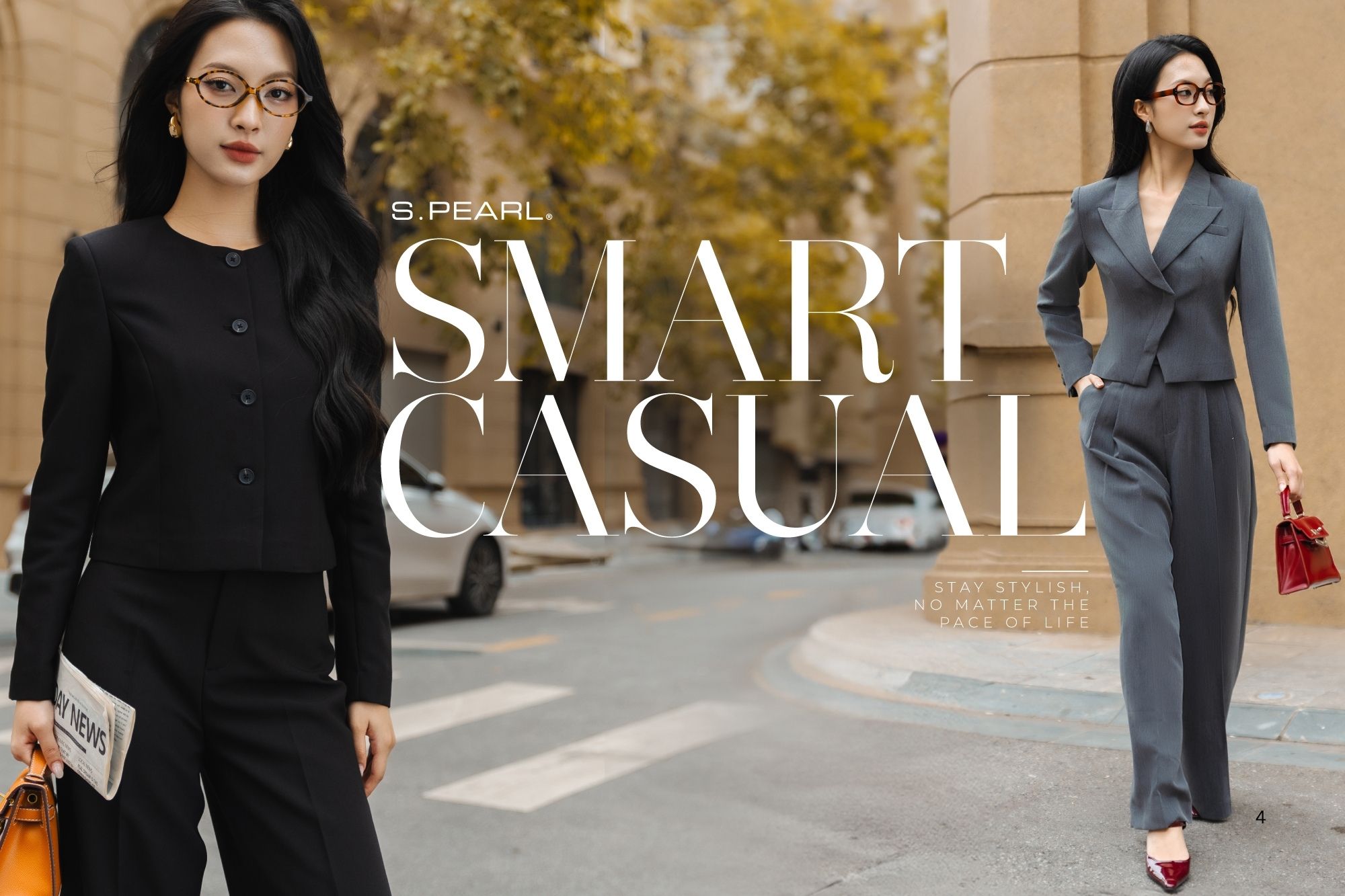Phong cách thời trang công sở nữ Smart Casual