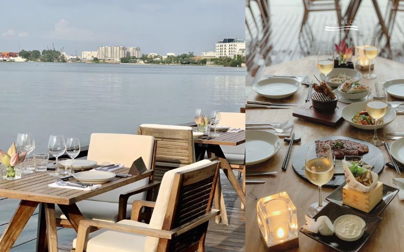 Quán ăn hẹn hò Sài Gòn view sông cực chill The Deck Saigon