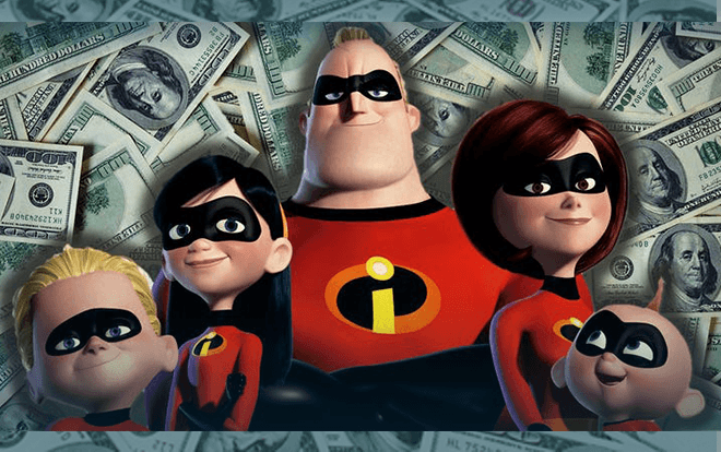The Incredibles - Phim hoạt hình nổi tiếng
