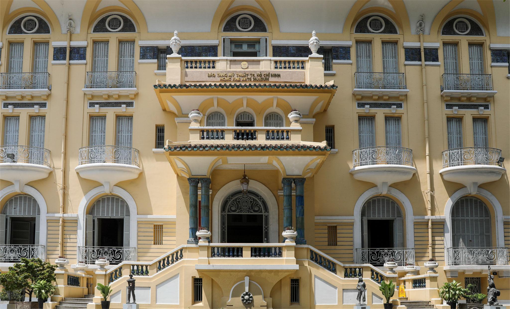 Kiến trúc cổ điển tại bảo tàng Sài Gòn Mỹ thuật