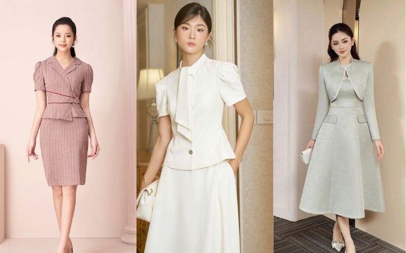 Bí quyết mặc đẹp với set đồ công sở sang trọng cho nữ