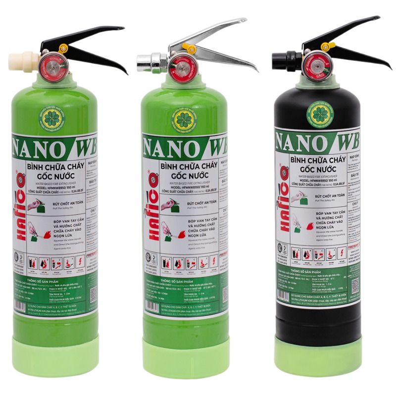 Các loại bình chữa cháy mini Nano WB