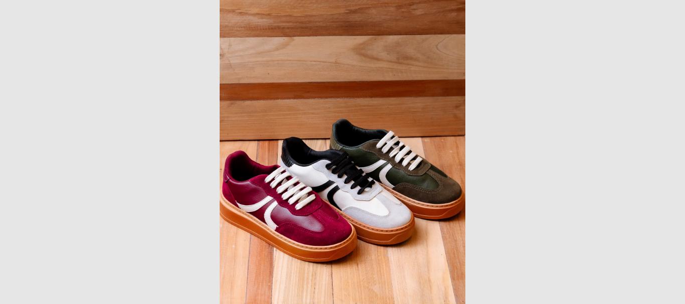bo suu tap giay sneaker nam dep nhieu mau sac phoi do