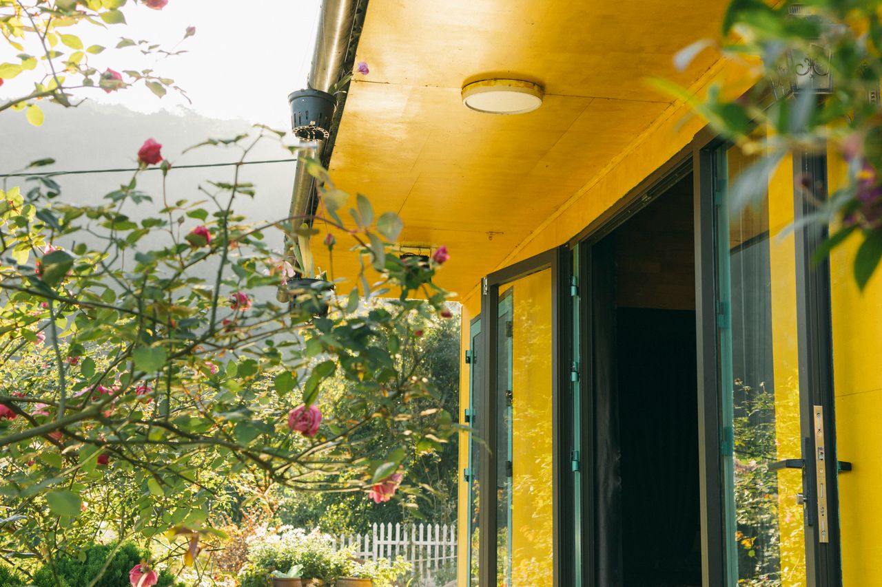 Góc check-in sống ảo cực đẹp với phông nền núi non tại homestay Đà Lạt