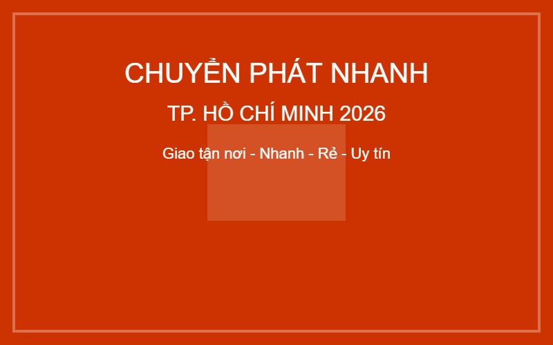 Chuyển phát nhanh TP.HCM - shipper trên xe máy