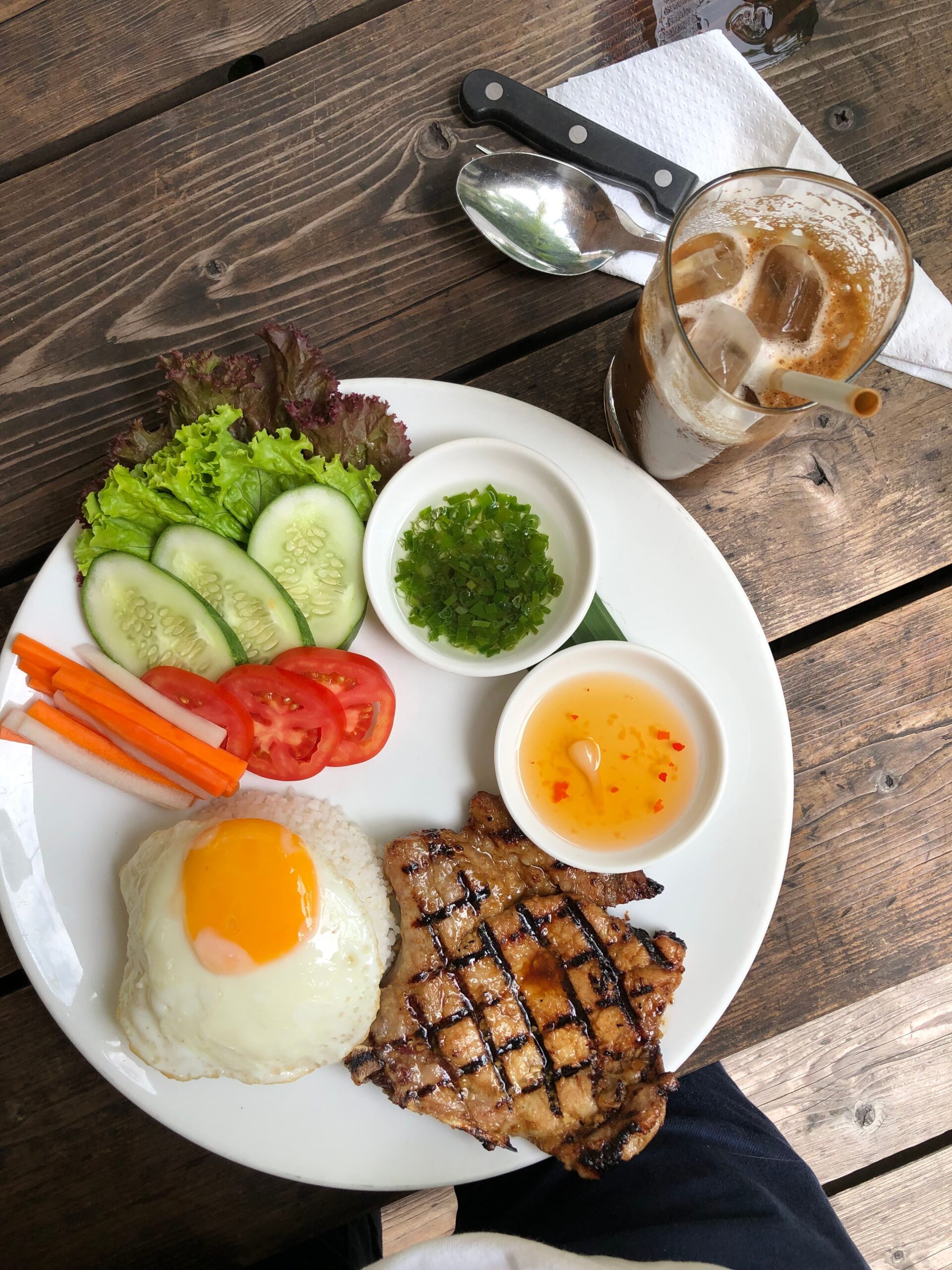 cơm tấm sườn nướng quán Bà Mười Bình Thạnh