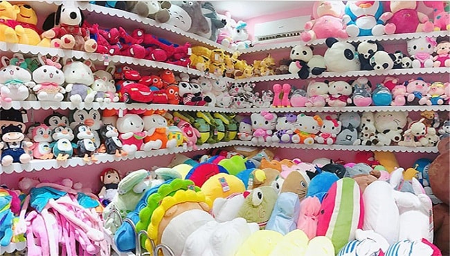 Kệ thú nhồi bông hoạt hình cửa hàng gấu bông