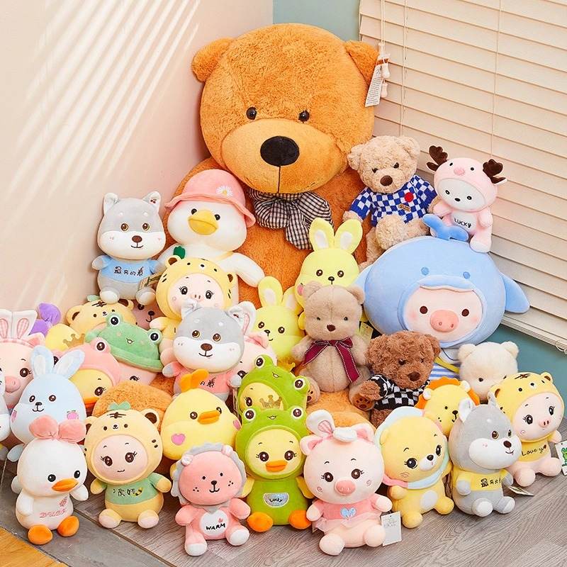 Các loại thú nhồi bông nhỏ cửa hàng gấu bông