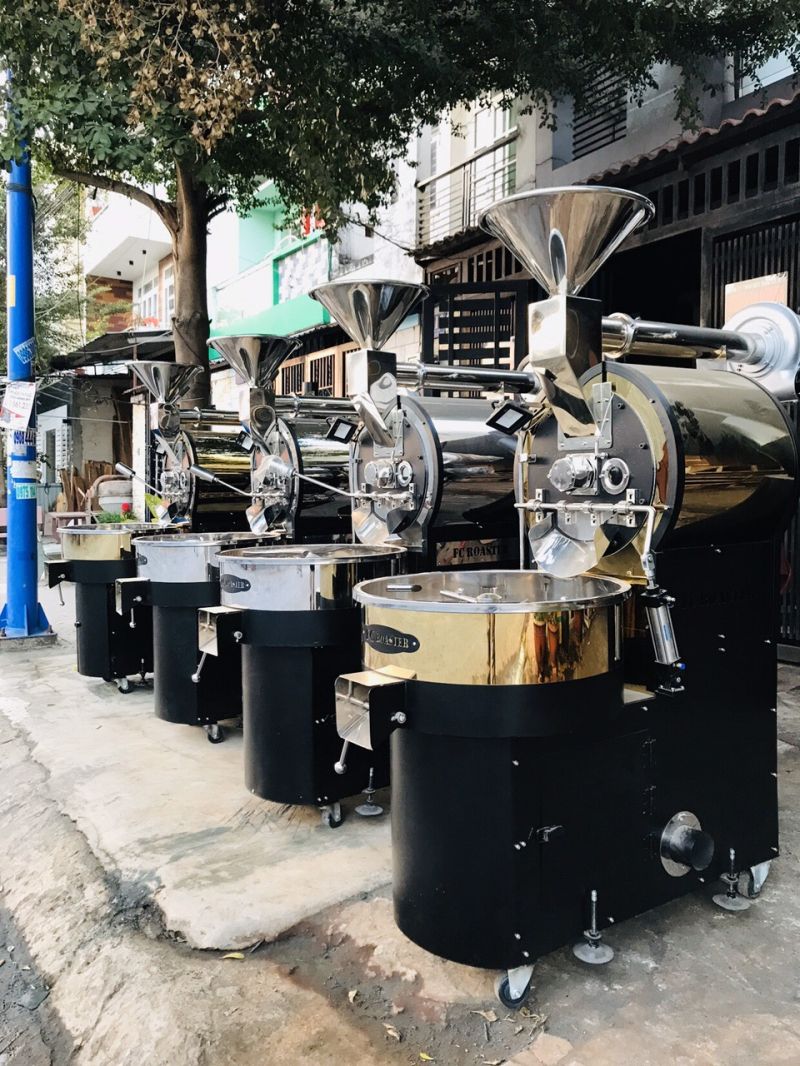 Máy rang cà phê FC Roaster thiết kế theo đơn đặt hàng, tích hợp phần mềm theo dõi nhiệt – giải pháp linh hoạt trong cung cấp máy rang cà phê cho cá nhân và doanh nghiệp.