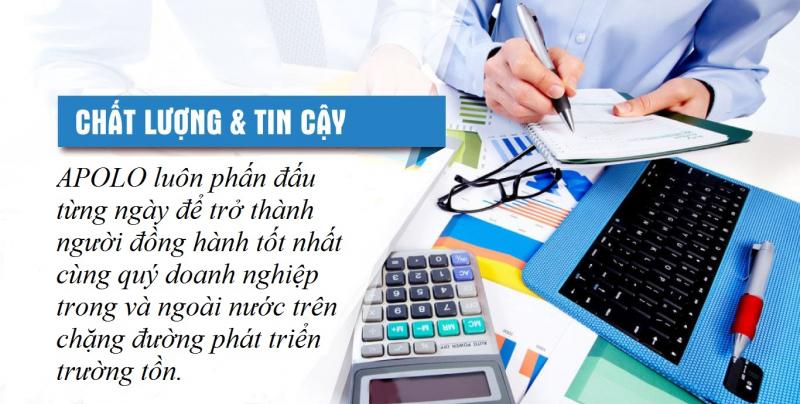 Apolo hỗ trợ doanh nghiệp vừa và nhỏ – công ty cung cấp dịch vụ đăng ký thương hiệu kết hợp kế toán, thuế và pháp lý thuận tiện, tiết kiệm thời gian.