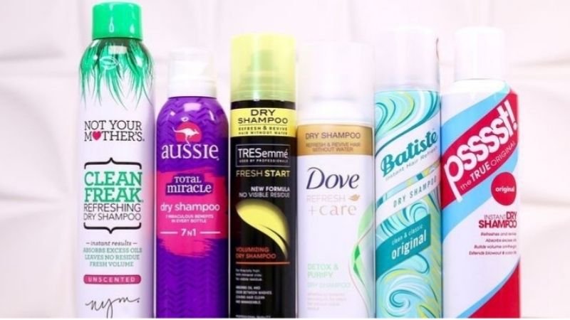 Các loại dầu gội khô phổ biến hiện nay