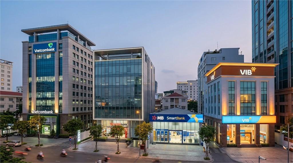 Các trụ sở dịch vụ chăm sóc khách hàng ngân hàng