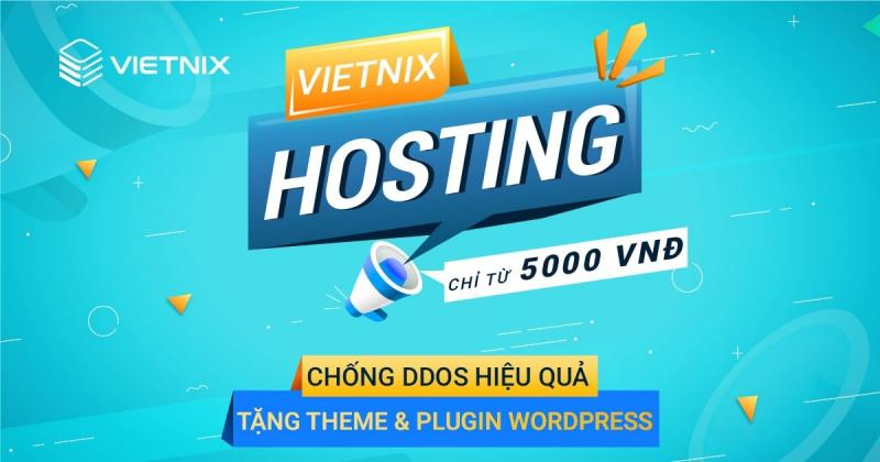 Hình ảnh giao diện quản trị và hạ tầng server của Vietnix – đơn vị chuyên cung cấp dịch vụ hosting chống DDoS hiệu quả tại TP. HCM.