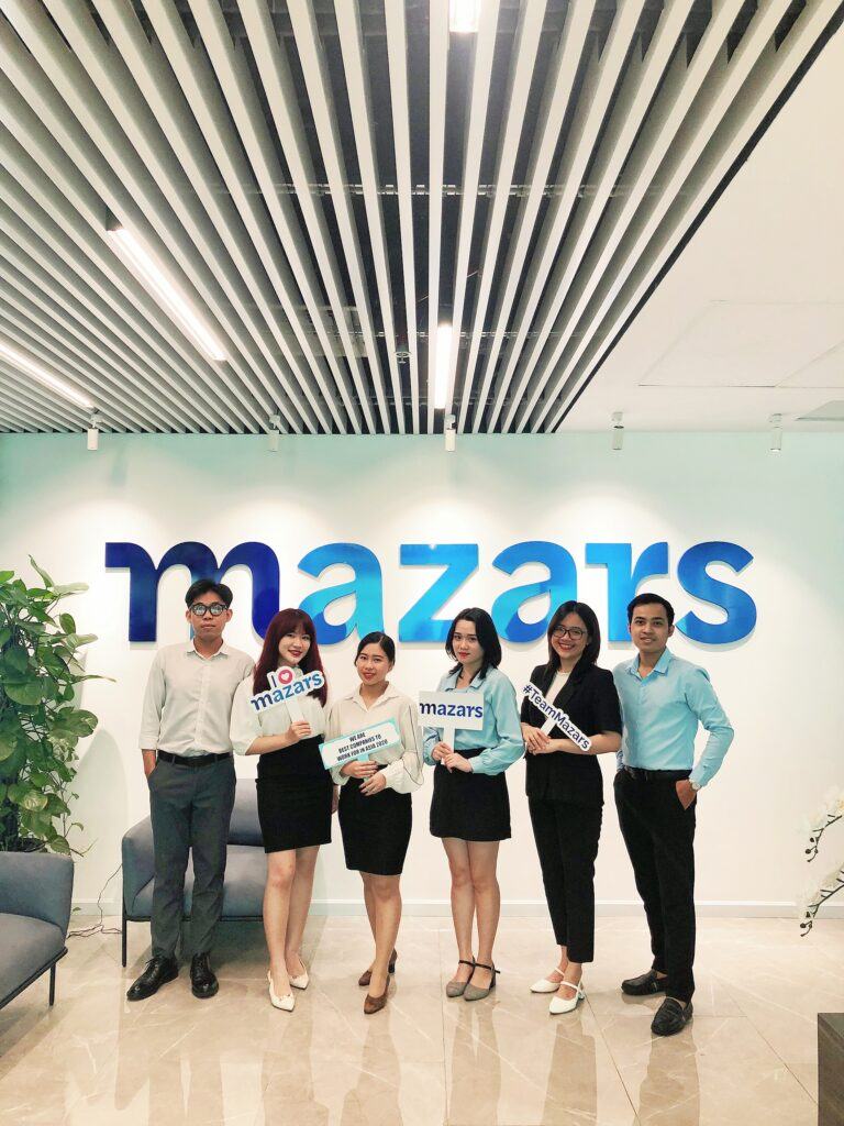 Văn phòng Mazars Việt Nam tại TP.HCM, nơi cung cấp dịch vụ kế toán – kiểm toán theo chuẩn IFRS, với đội ngũ chuyên gia quốc tế.