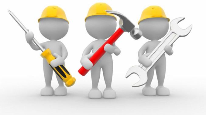 Nhân vật 3D minh họa dịch vụ sửa chữa chuyên nghiệp.