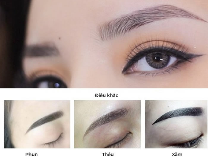 Phun xăm chân mày uy tín