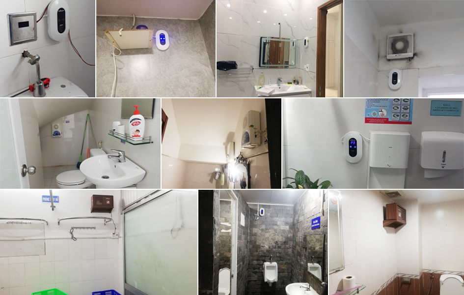 Máy khử mùi hôi nhà vệ sinh