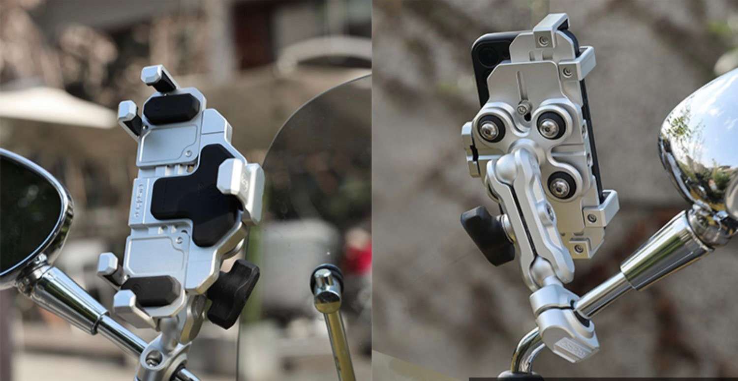 Mẫu giá đỡ điện thoại chống rung bằng hợp kim nhôm