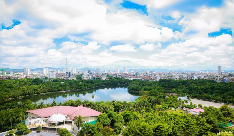 Không gian Hồ Goong, địa chỉ câu cá giải trí được nhiều dân văn phòng lựa chọn ở Nghệ An.