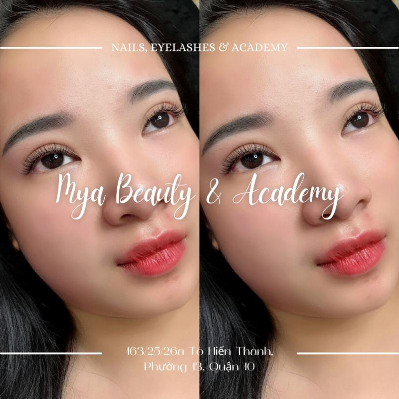 Không gian Mya Beauty & Academy Quận 10, địa chỉ nối mi đẹp với kỹ thuật tỉ mỉ, mang lại mi cong mềm mại và tự nhiên.