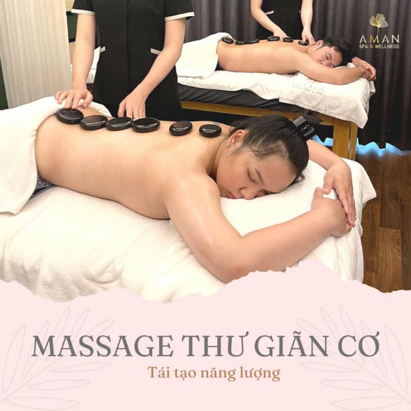 Không gian sang trọng của Aman Spa với liệu pháp massage thư giãn toàn diện.