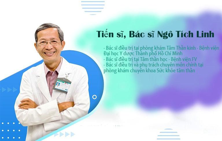 Ảnh Tiến sĩ, bác sĩ tâm lý Ngô Tích Linh tư vấn trị liệu tâm lý, hỗ trợ trầm cảm, lo âu và trị liệu gia đình.