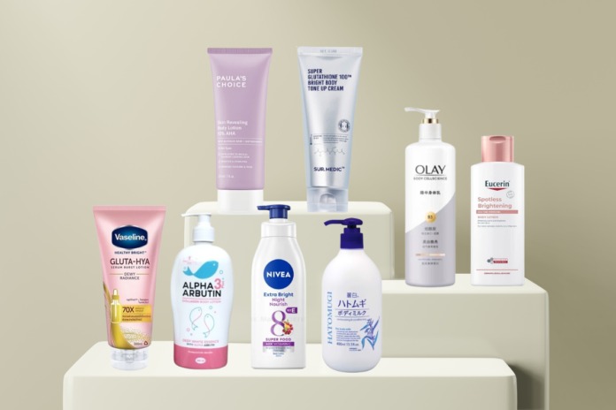 Các loại kem dưỡng thể trắng da phổ biến nhất hiện nay