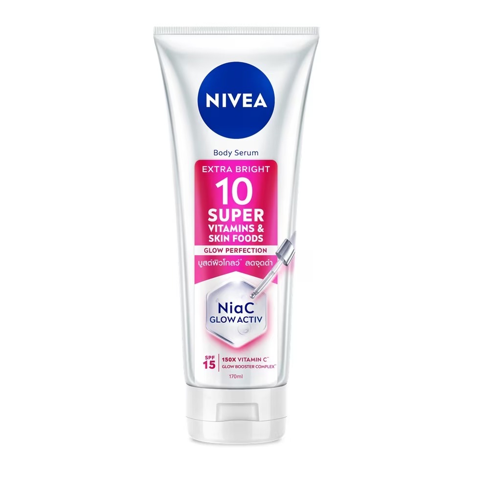 Kem dưỡng thể trắng da Nivea Extra Bright 10 Super Vitamins
