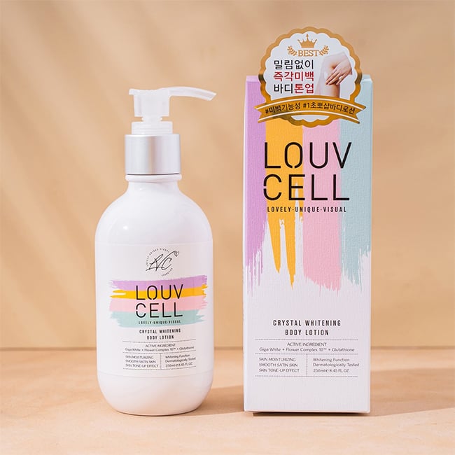 Kem dưỡng thể trắng da Louv Cell Crystal Whitening