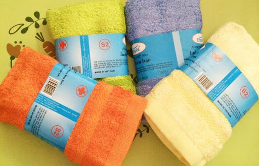 Các loại khăn mặt bằng sợi tre kháng khuẩn cao cấp.
