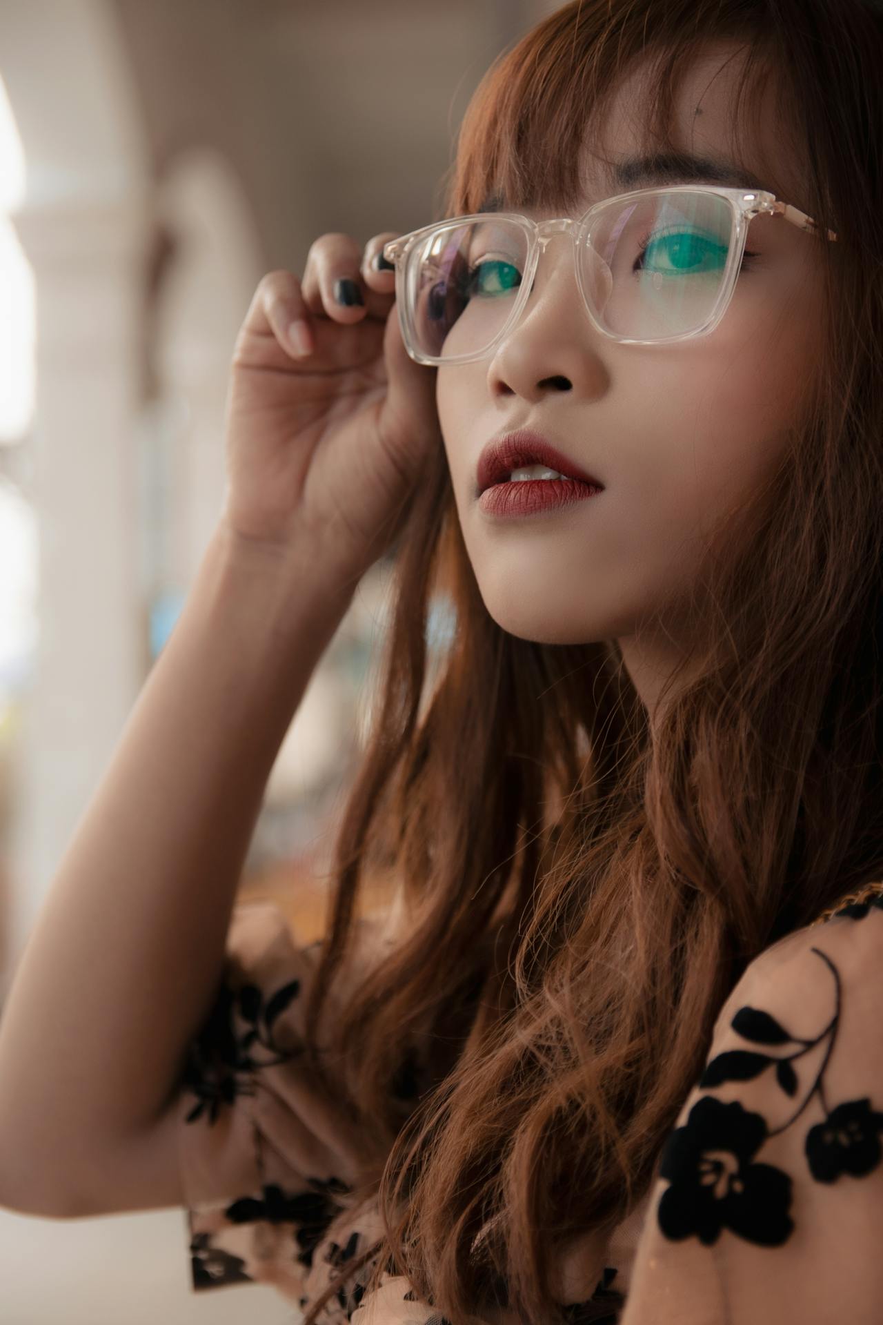 kính mắt nữ gọng mỏng thời trang 2026