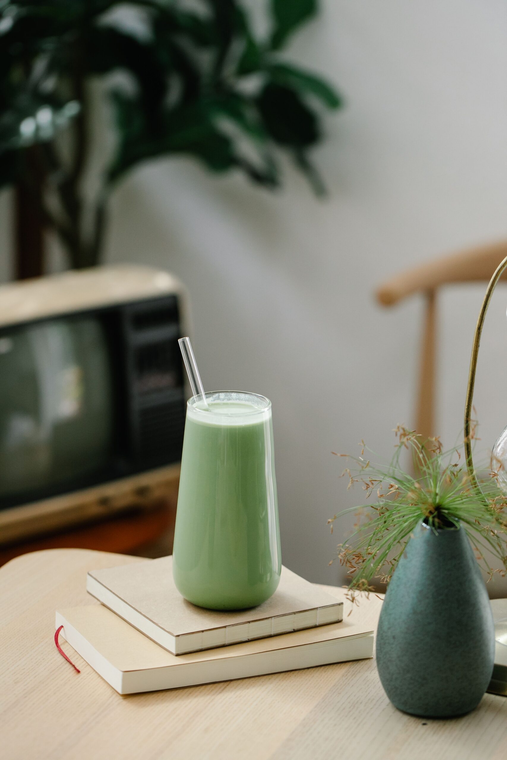 Bộ dụng cụ chổi tre và bát pha matcha nguyên chất