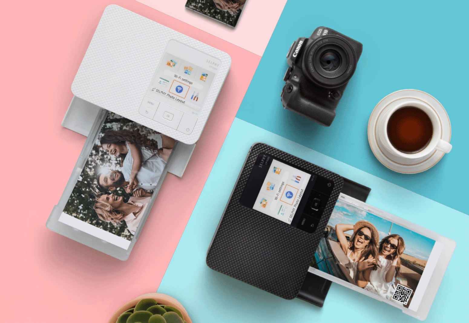 Máy in ảnh lấy liền từ điện thoại Canon Selphy CP1500