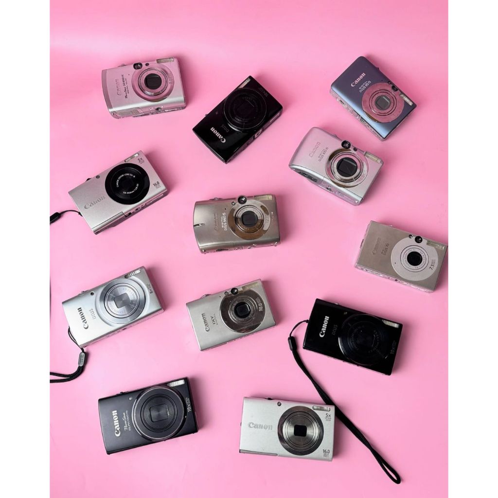 Bộ sưu tập máy ảnh Pocket mini Canon IXY cũ