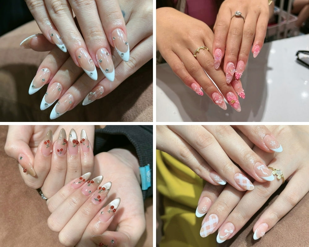Mẫu nail Hàn Quốc Quận 1 hot trend.