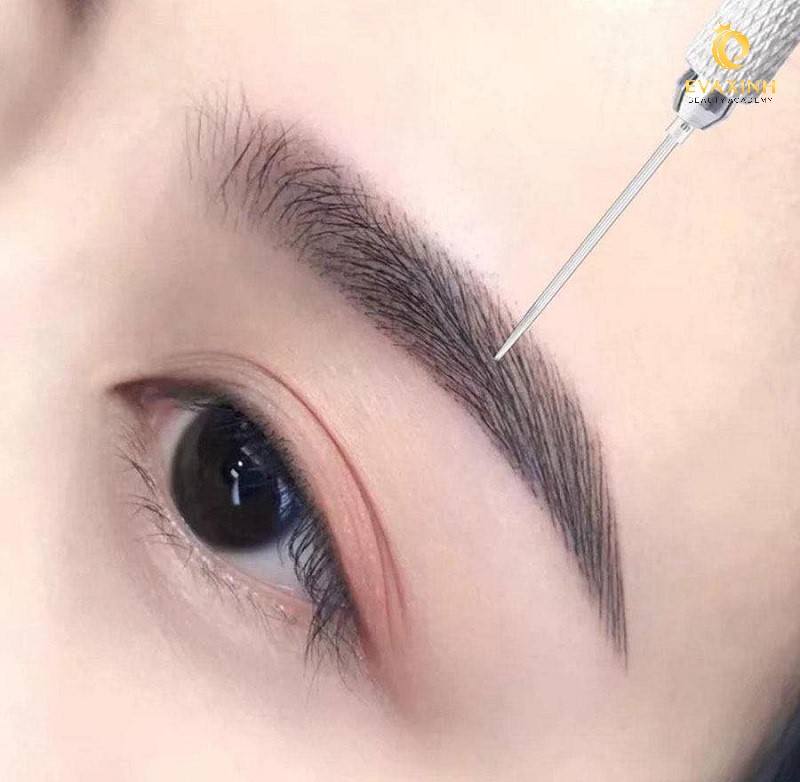 Phun mày tán bột