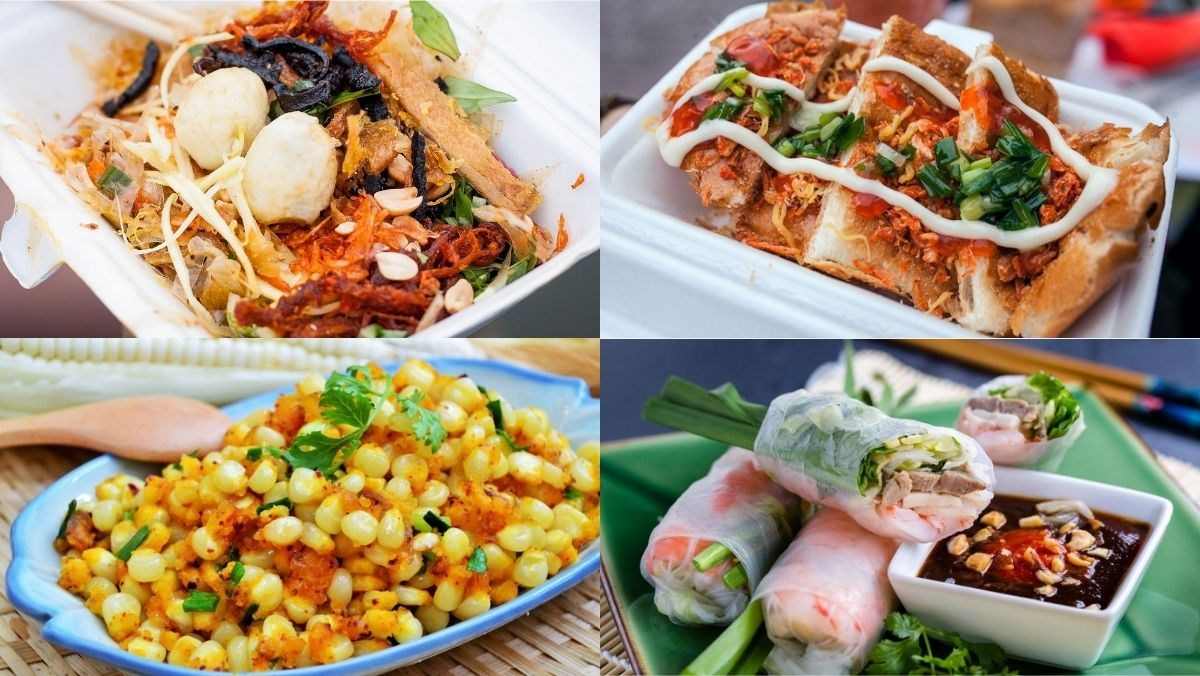 Menu đa dạng của quán đồ ăn vặt Sài Gòn nổi tiếng