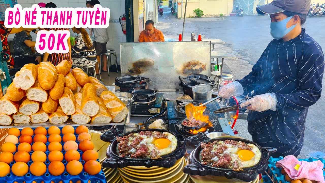 quán bò né ngon Thanh Tuyền với mức giá bình dân 50k