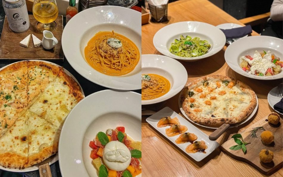 Pizza phô mai Burrata tại quán pizza Sài Gòn