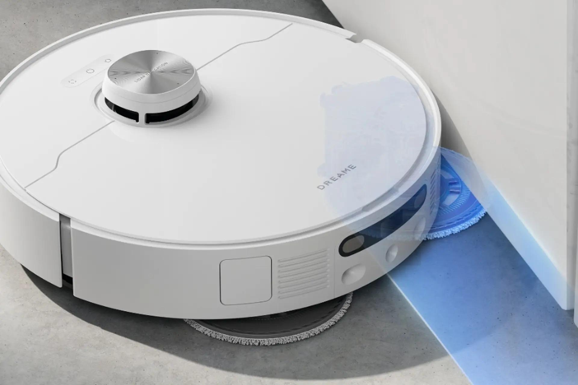 robot hút bụi dreame làm sạch sát mép tường