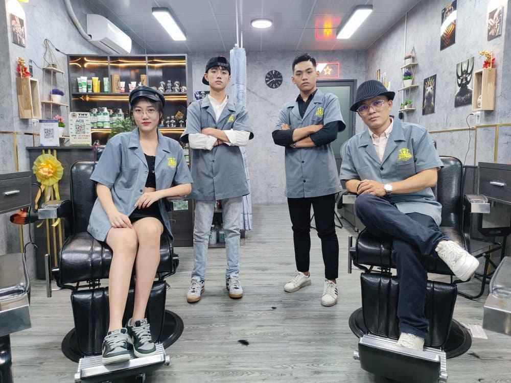 Salon tóc nam đẹp Sài Gòn chuyên nghiệp và hiện đại 2026.