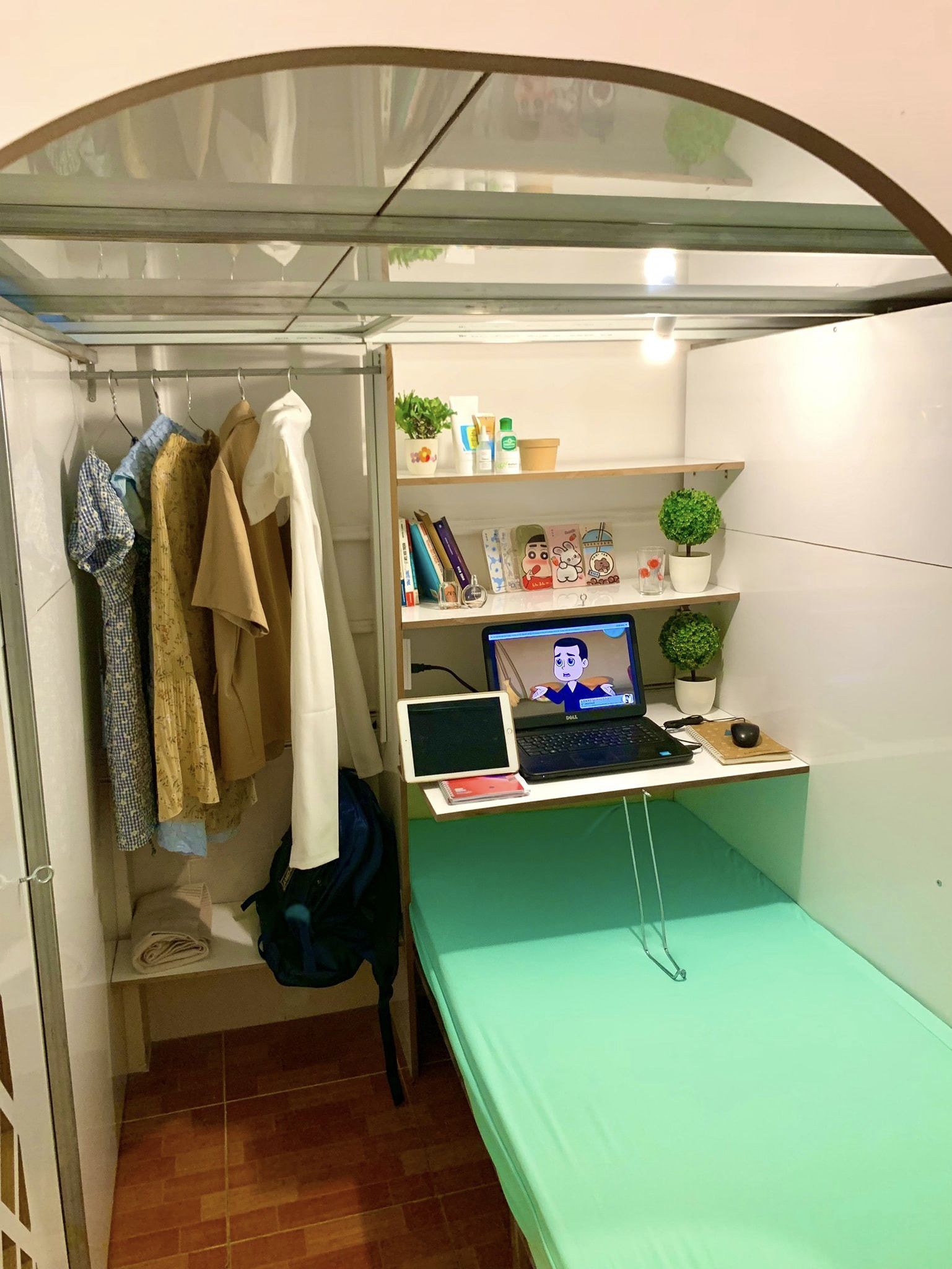 Nội thất bên trong sleepbox là gì tiện nghi