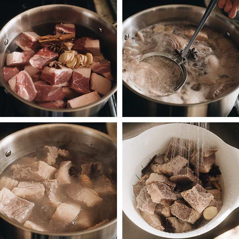 Sơ chế thịt để nấu bò kho