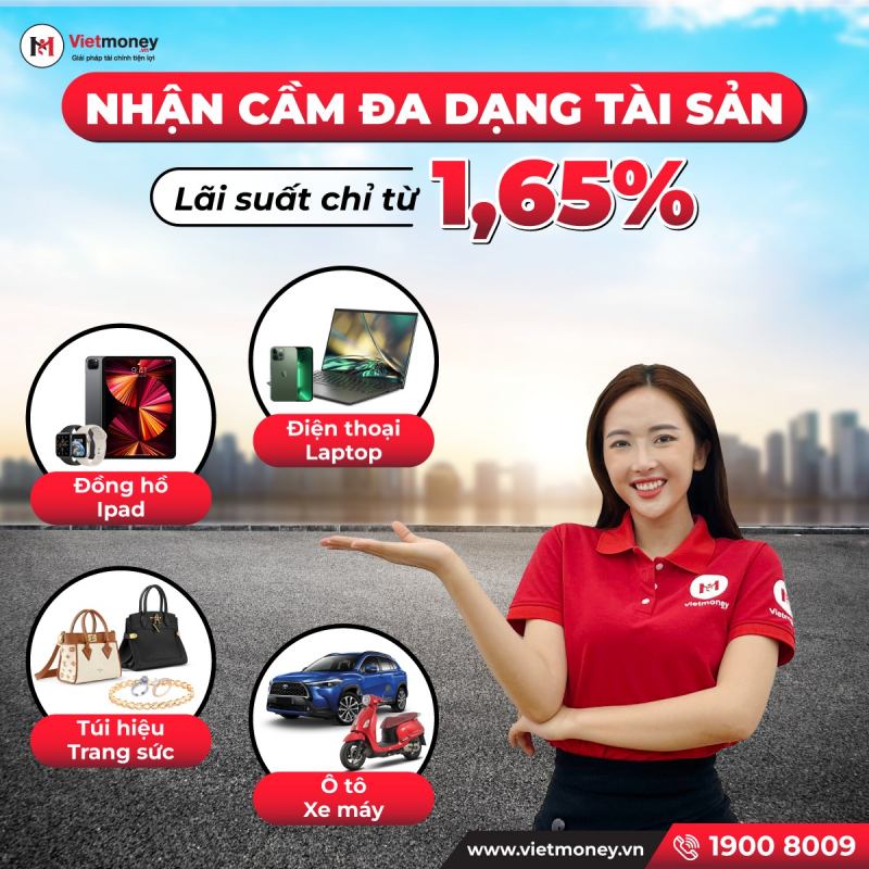 Cầm Đồ VIETMONEY – thương hiệu tài chính cầm đồ uy tín, thủ tục nhanh gọn, lãi suất công khai rõ ràng.